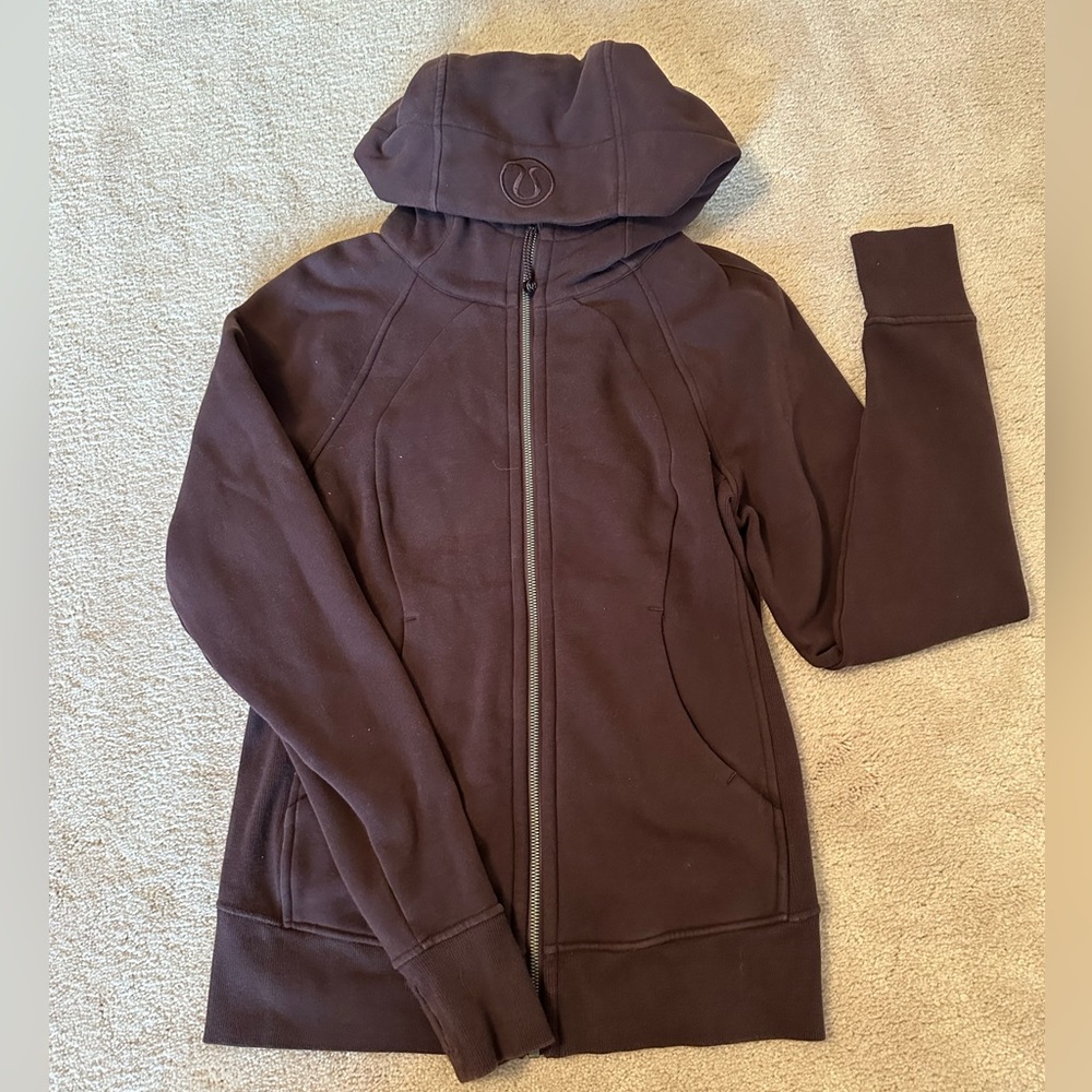 Lululemon Scuba Full Zip Hoodie, purple-ish color size 6